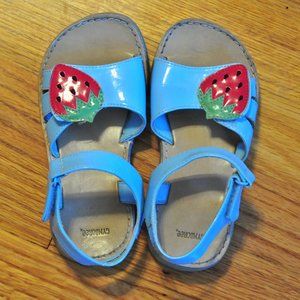 Girls Gymboree Strawberry Sandals sz 10